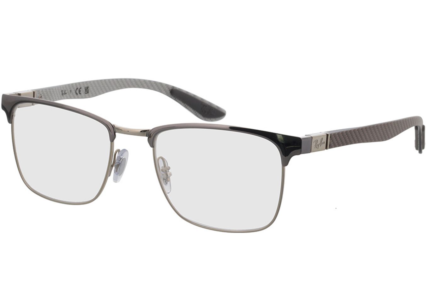 Ray-Ban RX8421 3125 54-19 Brillengestell inkl. Gläser, Damen/Herren, Vollrand, browline