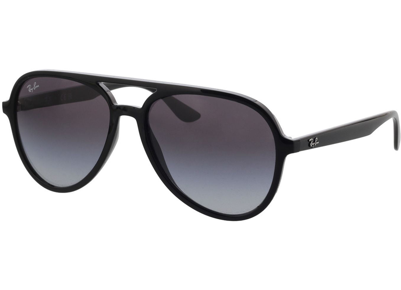 Ray-Ban RB4376 601/8G 57-16 Sonnenbrille mit Sehstärke erhältlich, Damen/Herren, Vollrand, Pilot