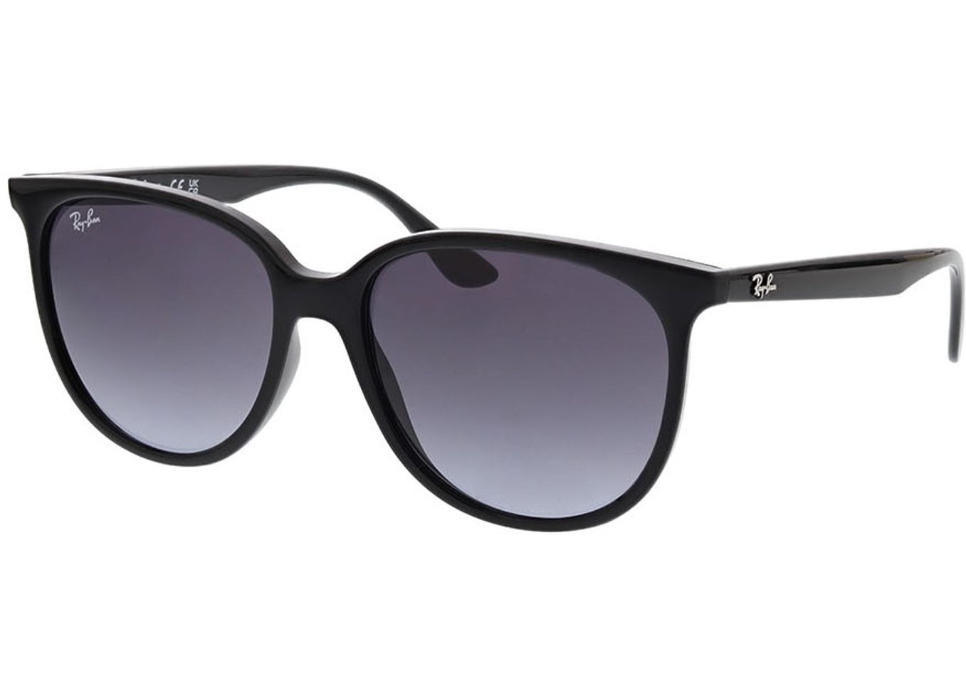 Ray-Ban RB4378 601/8G 54-16 Sonnenbrille mit Sehstärke erhältlich, Damen, Vollrand, Eckig