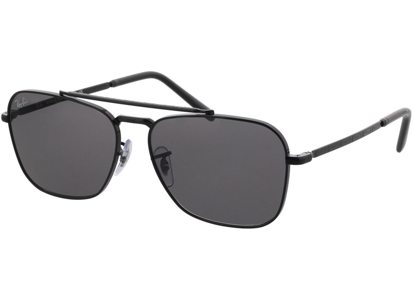 Ray-Ban RB3636 002/B1 58-15 Sonnenbrille mit Sehstärke erhältlich, Damen/Herren, Vollrand, Eckig