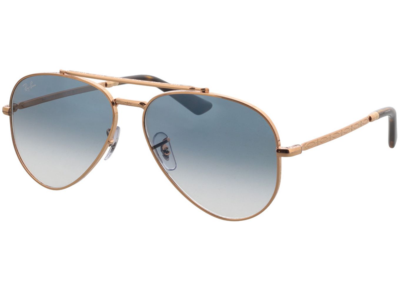 Ray-Ban New Aviator RB3625 92023F 58-14 Sonnenbrille mit Sehstärke erhältlich, Damen/Herren, Vollrand, Pilot