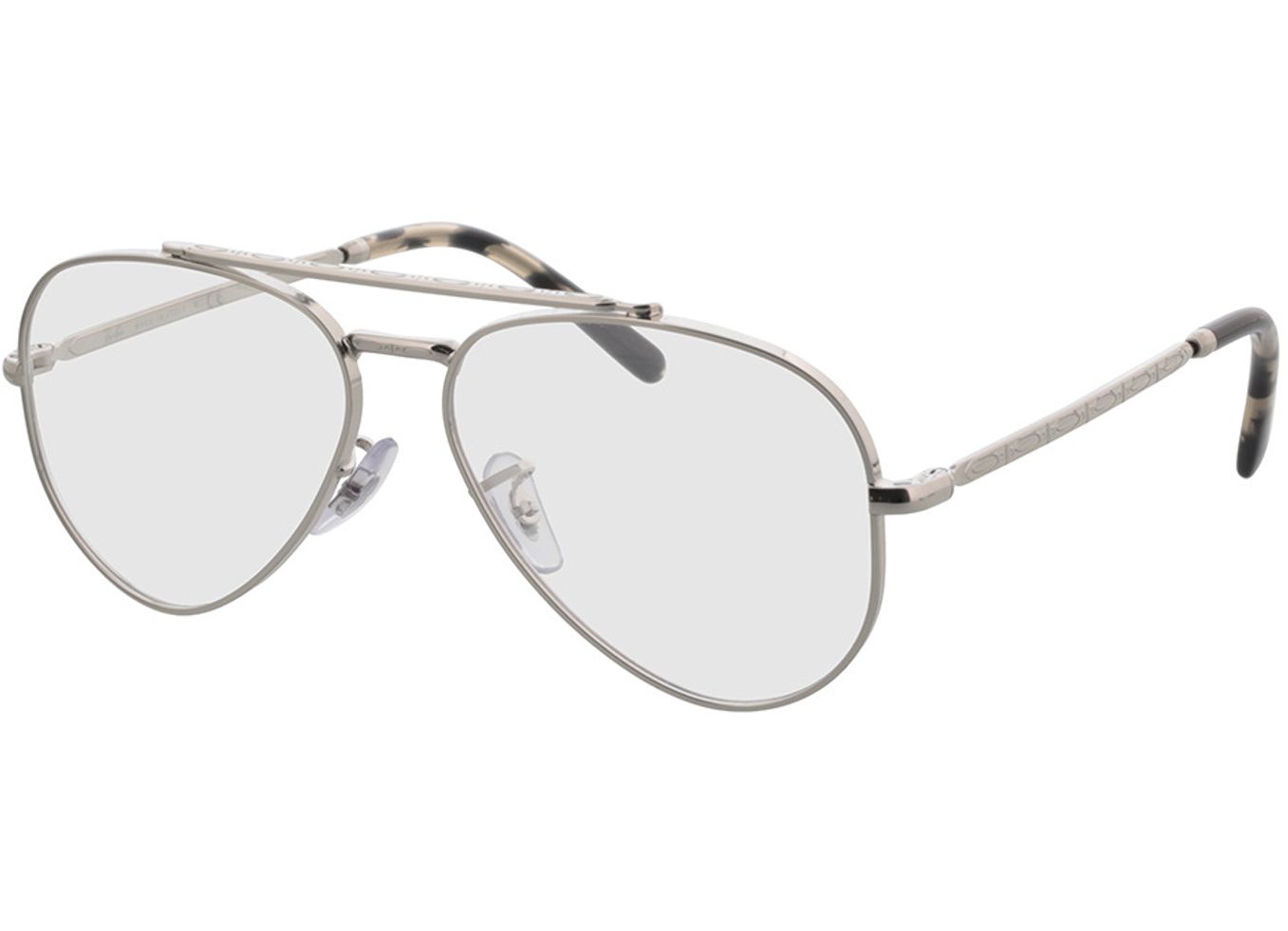 Ray-Ban New Aviator RX3625V 2501 55-14 Brillengestell inkl. Gläser, Damen/Herren, Vollrand, Pilot