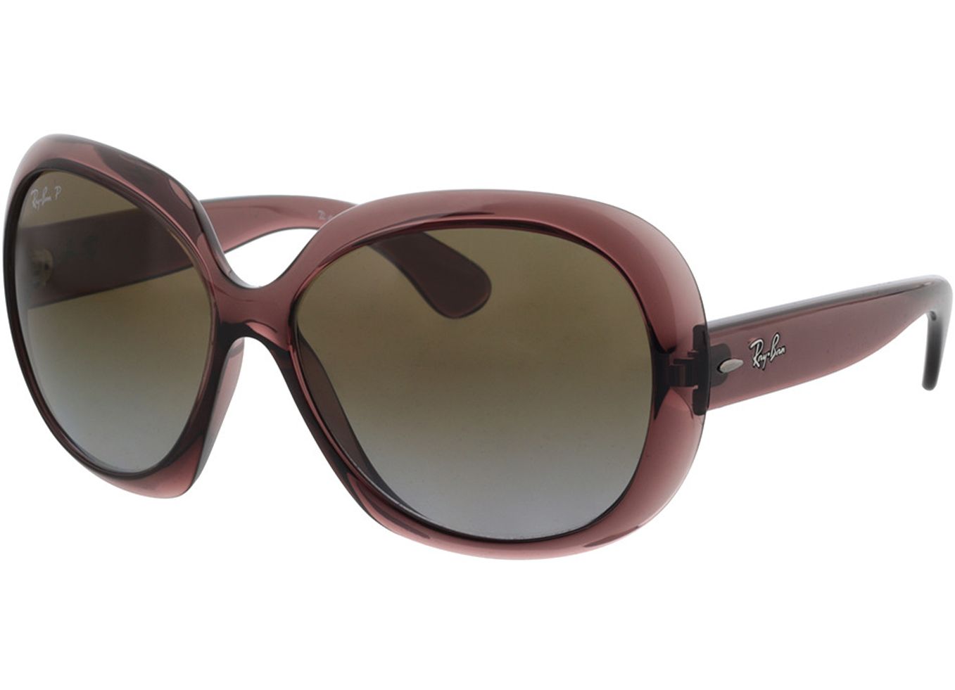 Ray-Ban Jackie Ohh II RB4098 6593T5 60-14 Sonnenbrille ohne Sehstärke, Damen, Vollrand, Rund