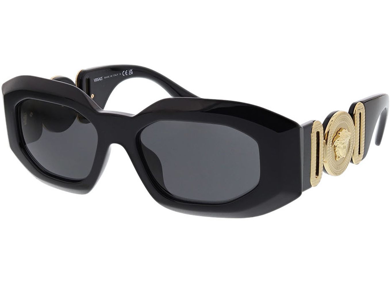 Versace VE4425U GB1/87 54-18 Sonnenbrille mit Sehstärke erhältlich, Herren, Vollrand, geometric