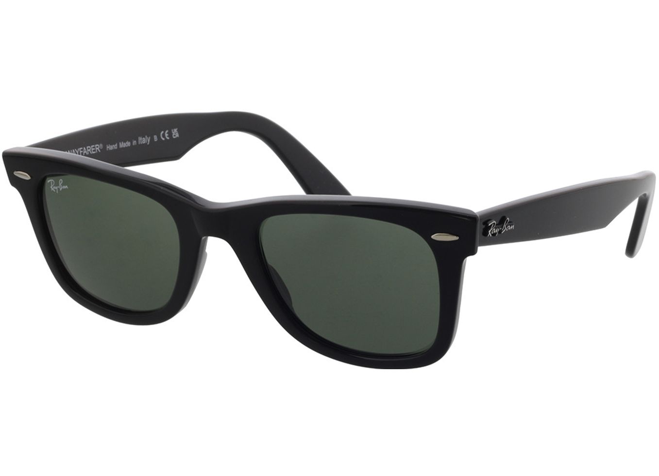 Ray-Ban Wayfarer Bio-Acetate RB2140 135831 50-22 Sonnenbrille mit Sehstärke erhältlich, Damen/Herren, Vollrand, Eckig