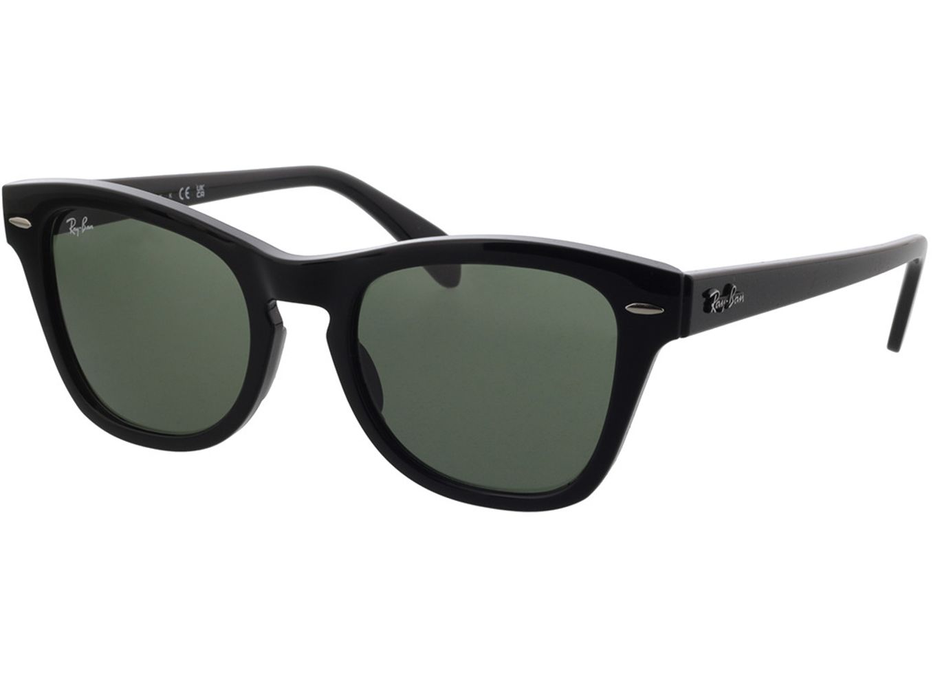 Ray-Ban RB0707S 901/31 53-21 Sonnenbrille mit Sehstärke erhältlich, Damen/Herren, Vollrand, Cateye