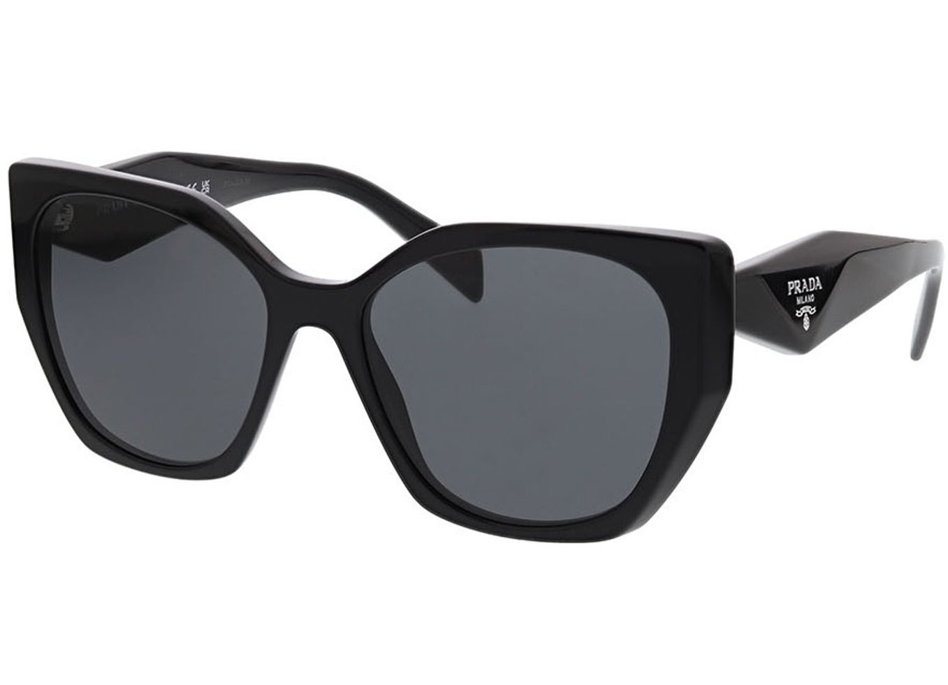 Prada PR 19ZS 1AB5S0 55-17 Sonnenbrille mit Sehstärke erhältlich, Damen, Vollrand, geometric