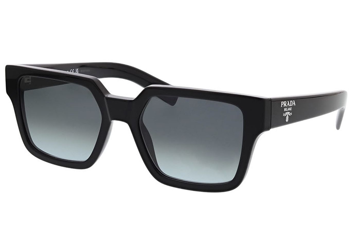 Prada PR 03ZS 1AB06T 54-19 Sonnenbrille mit Sehstärke erhältlich, Herren, Vollrand, Rechteckig