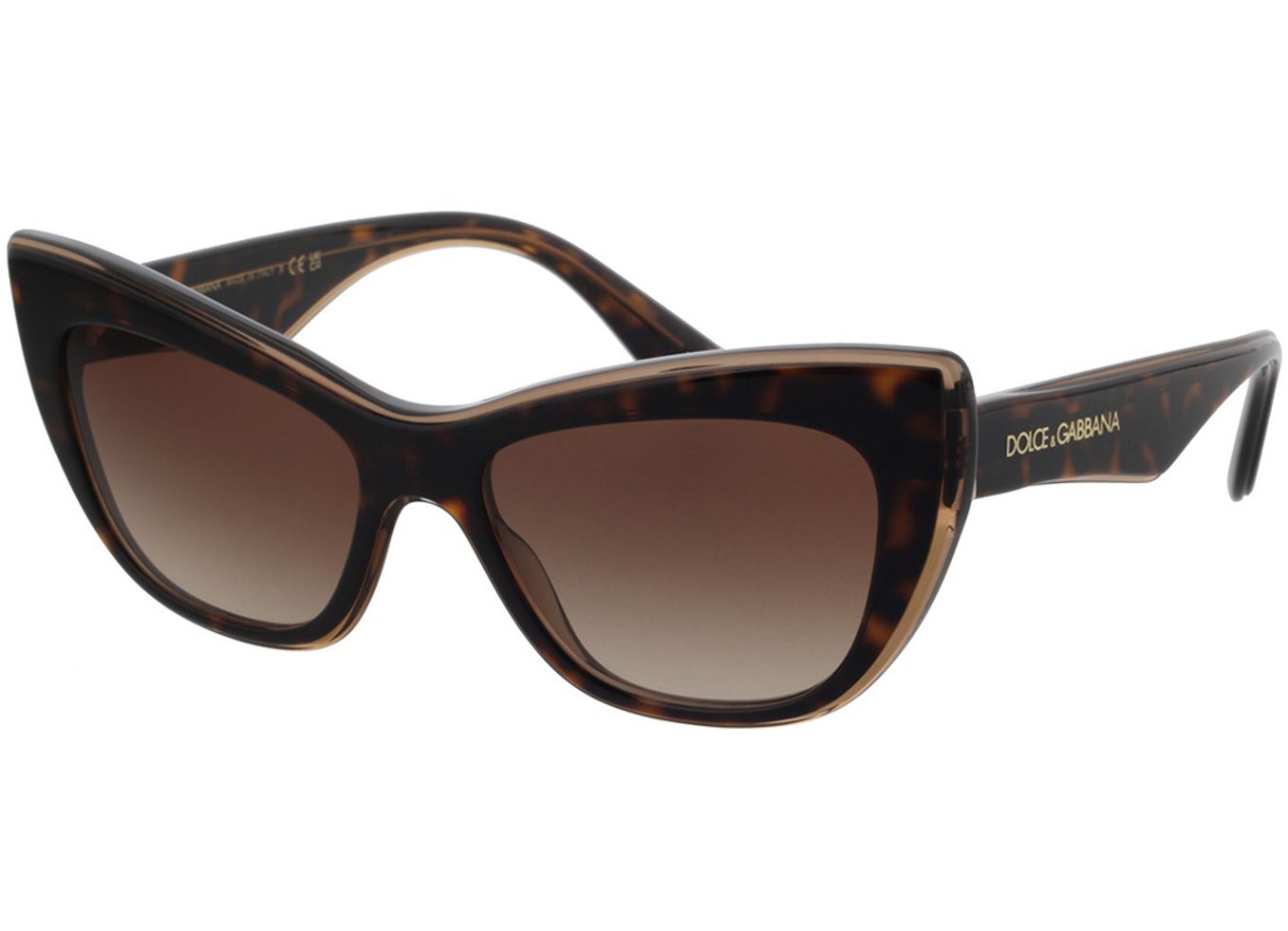 Dolce & Gabbana DG4417 325613 54-17 Sonnenbrille mit Sehstärke erhältlich, Damen, Vollrand, Cateye