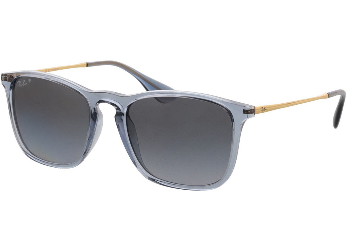 Ray-Ban Chris RB4187 6592T3 54-18 Sonnenbrille mit Sehstärke erhältlich, Herren, Vollrand, Eckig