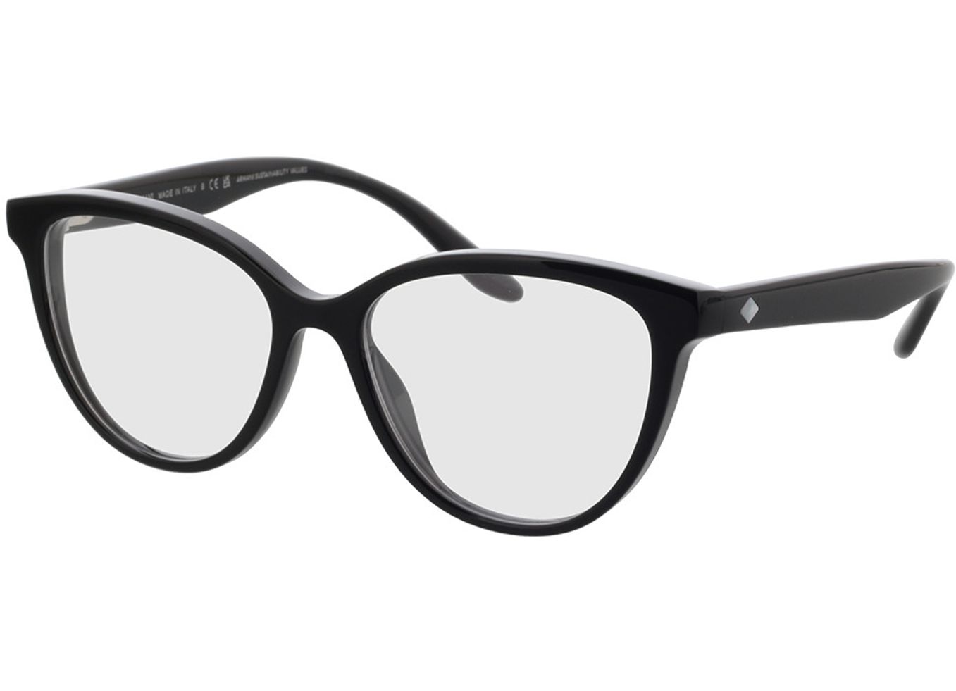 Giorgio Armani AR7228U 5875 53-16 Brillengestell inkl. Gläser, Damen, Vollrand, Cateye