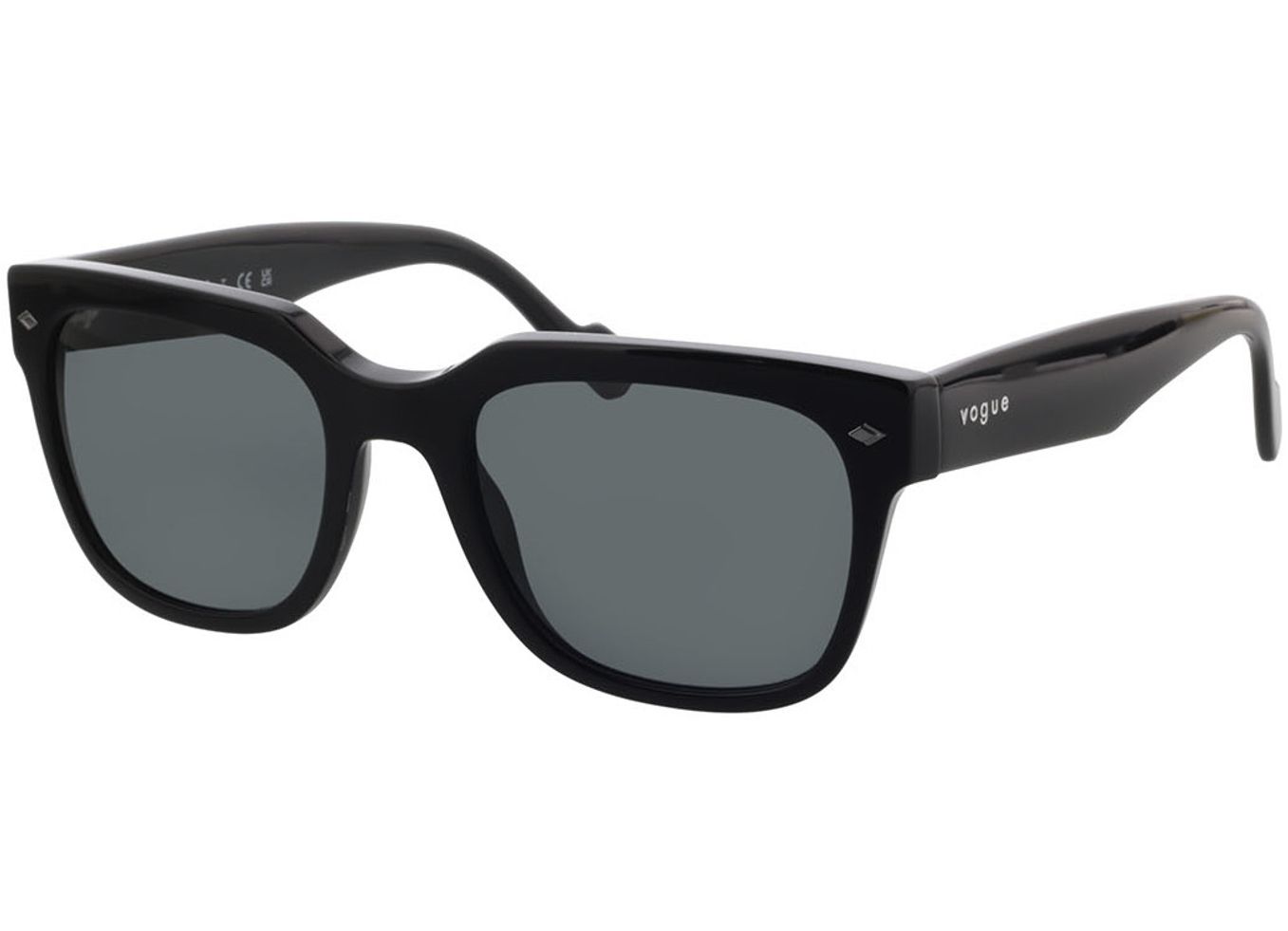 Vogue VO5490S W44/87 54-21 Sonnenbrille mit Sehstärke erhältlich, Herren, Vollrand, Eckig