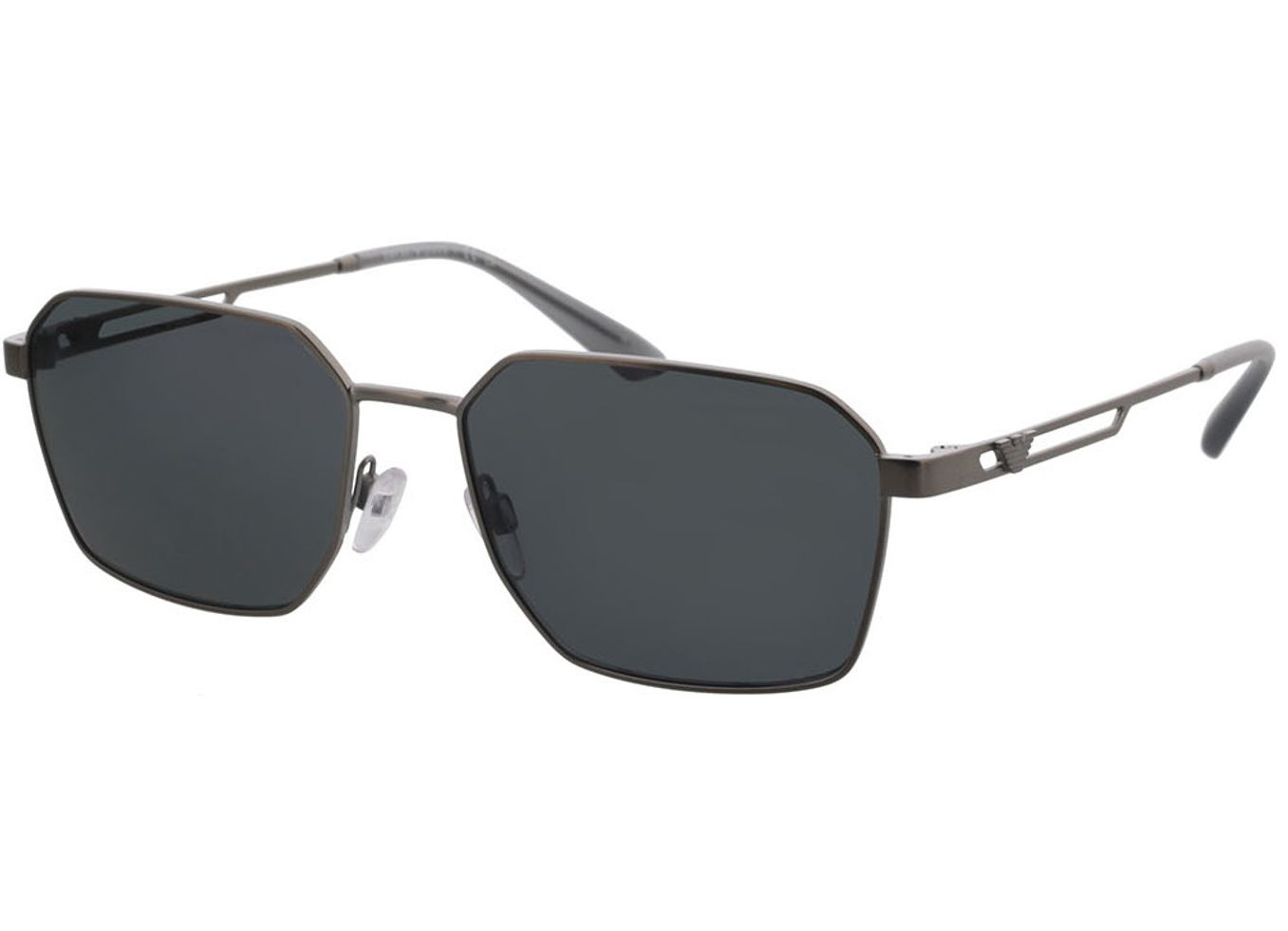 Emporio Armani EA2140 300387 57-17 Sonnenbrille mit Sehstärke erhältlich, Herren, Vollrand, Rechteckig