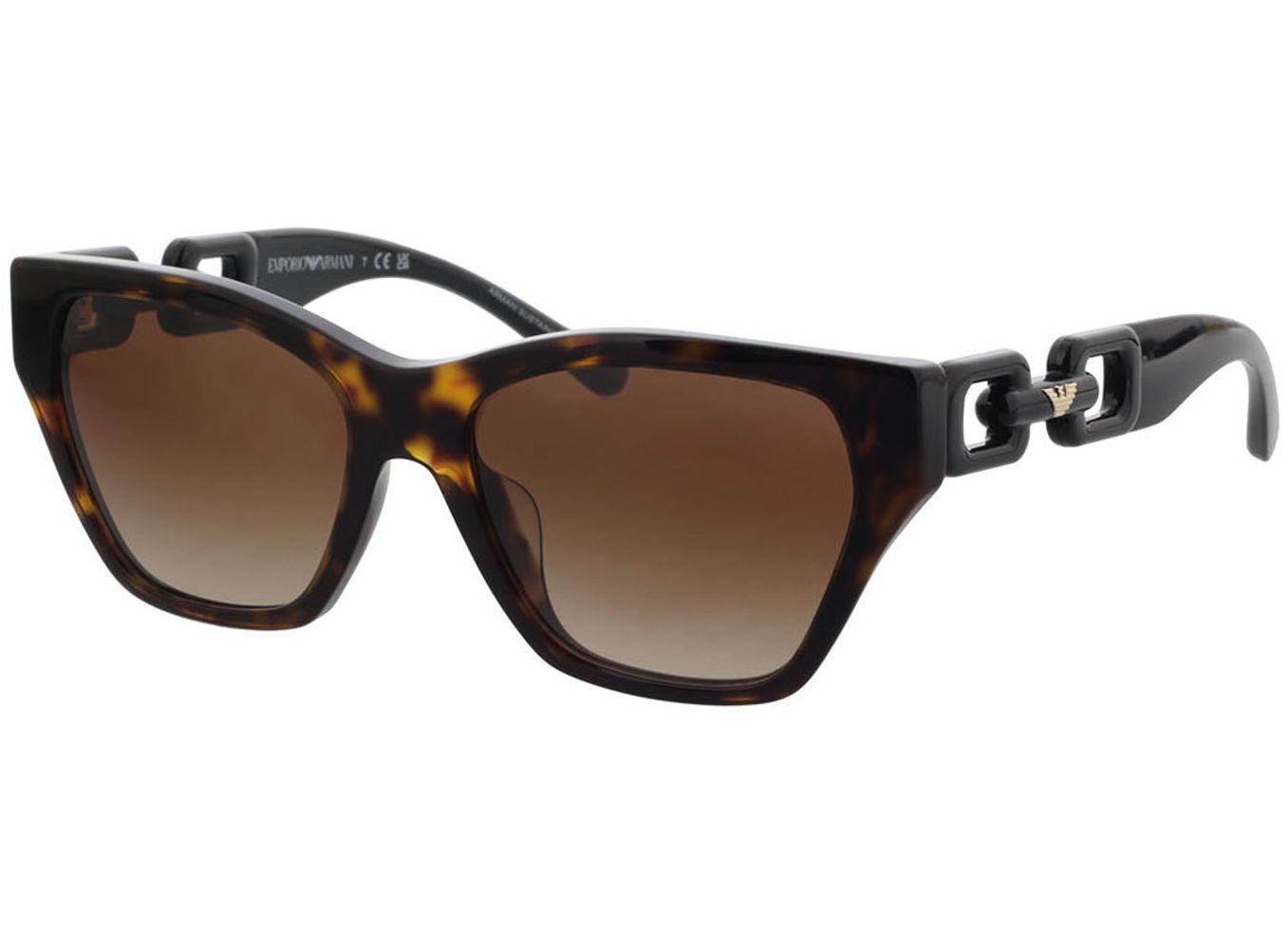 Emporio Armani EA4203U 502613 55-17 Sonnenbrille mit Sehstärke erhältlich, Damen, Vollrand, Cateye