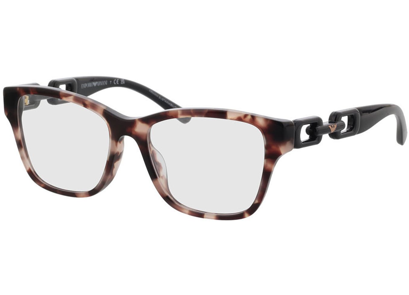 Emporio Armani EA3222U 5410 53-17 Brillengestell inkl. Gläser, Damen, Vollrand, Cateye