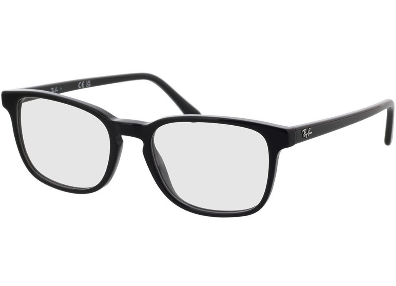 Ray-Ban RX5418 2000 54-19 Brillengestell inkl. Gläser, Damen/Herren, Vollrand, Rechteckig