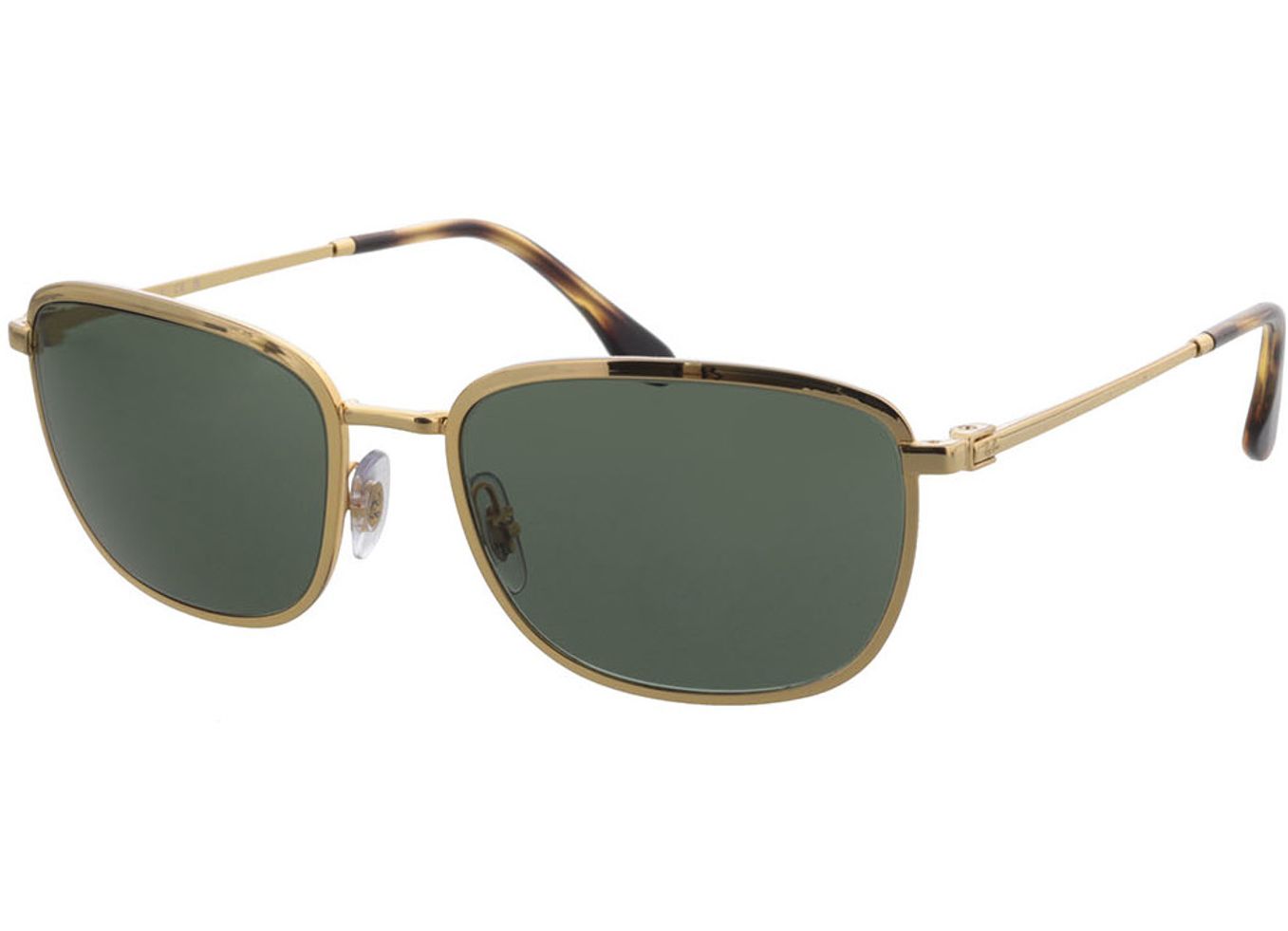 Ray-Ban RB3705 001/31 57-19 Sonnenbrille mit Sehstärke erhältlich, Herren, Vollrand, Eckig