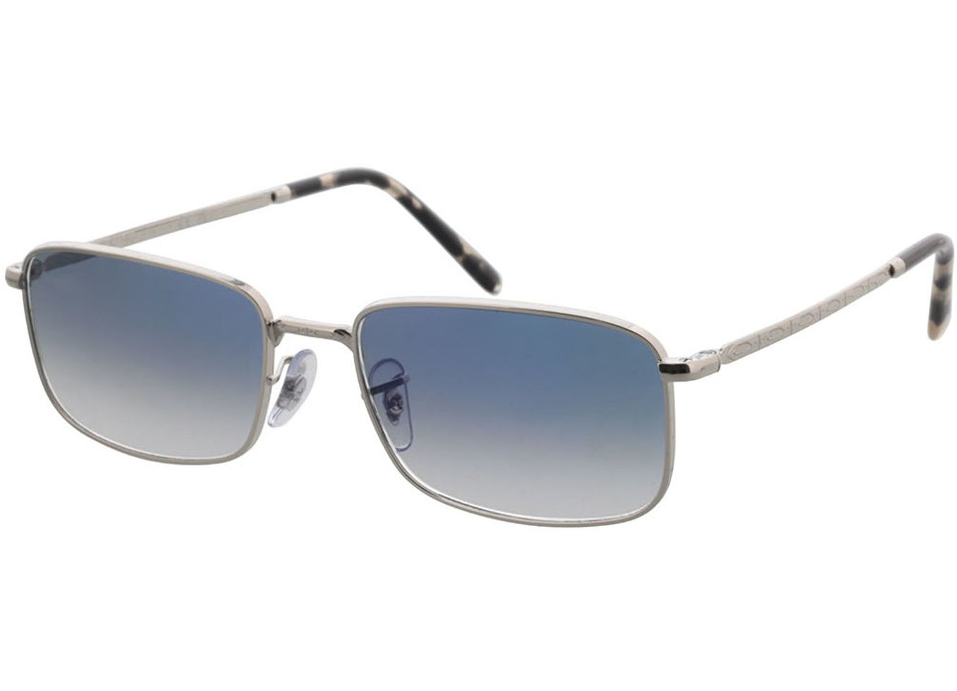 Ray-Ban RB3717 003/3F 57-18 Sonnenbrille mit Sehstärke erhältlich, Damen/Herren, Vollrand, Rechteckig