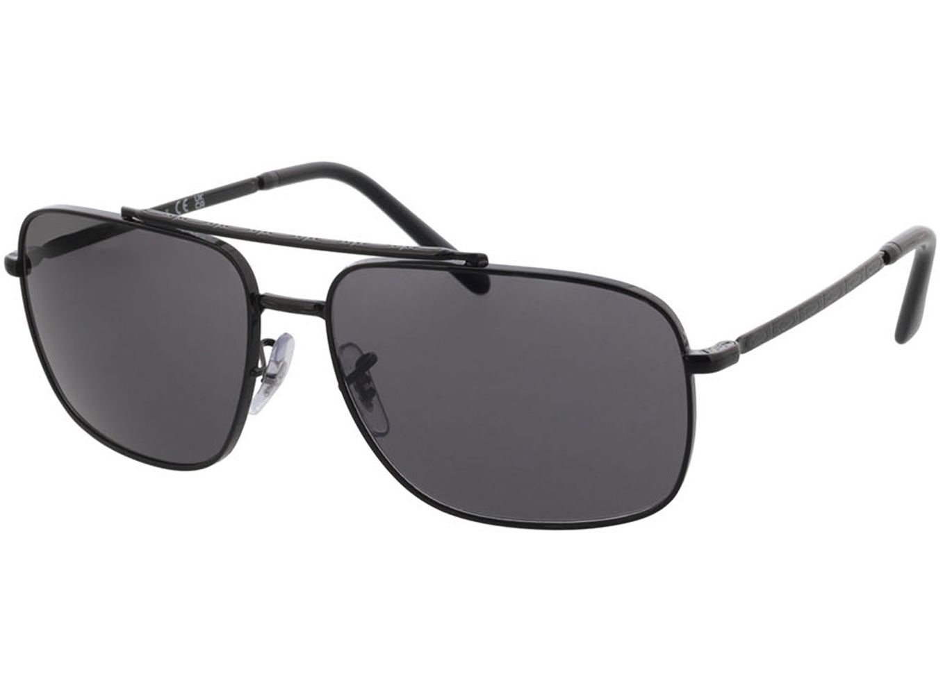 Ray-Ban RB3796 002/B1 59-15 Sonnenbrille mit Sehstärke erhältlich, Damen/Herren, Vollrand, Pilot