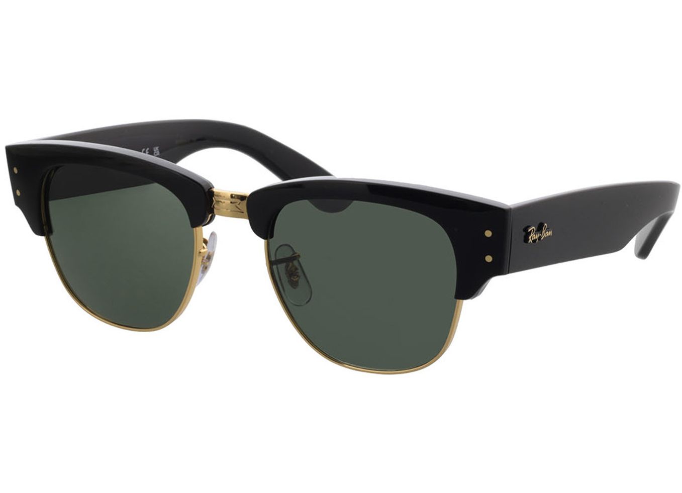 Ray-Ban Mega Clubmaster RB0316S 901/31 53-21 Sonnenbrille mit Sehstärke erhältlich, Damen/Herren, Vollrand, Eckig