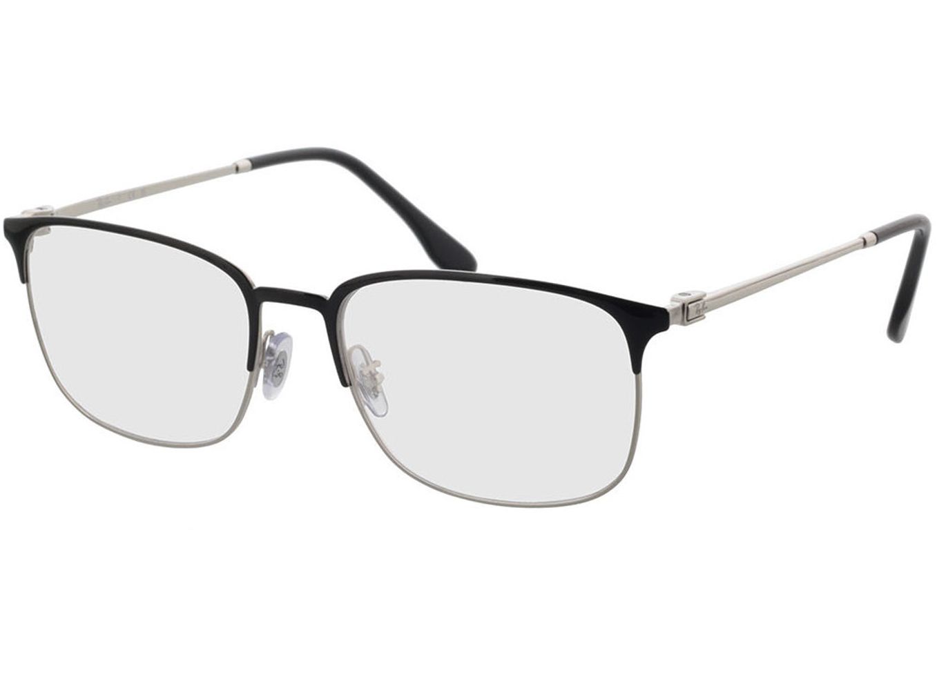 Ray-Ban RX6494 2861 56-18 Brillengestell inkl. Gläser, Herren, Vollrand, Rechteckig