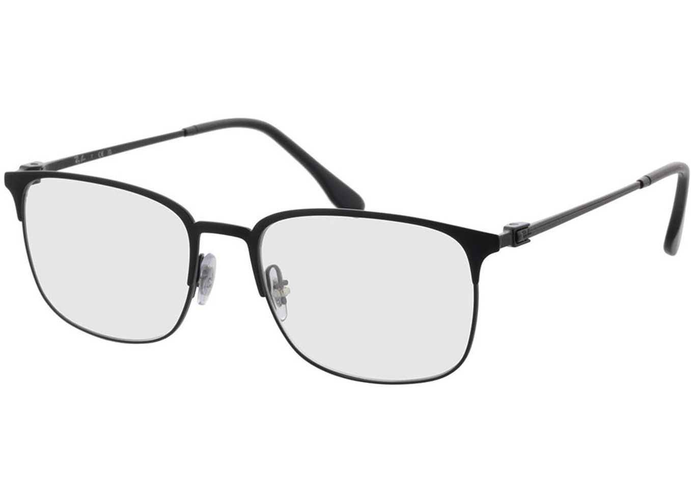 Ray-Ban RX6494 2904 54-18 Brillengestell inkl. Gläser, Herren, Vollrand, Rechteckig