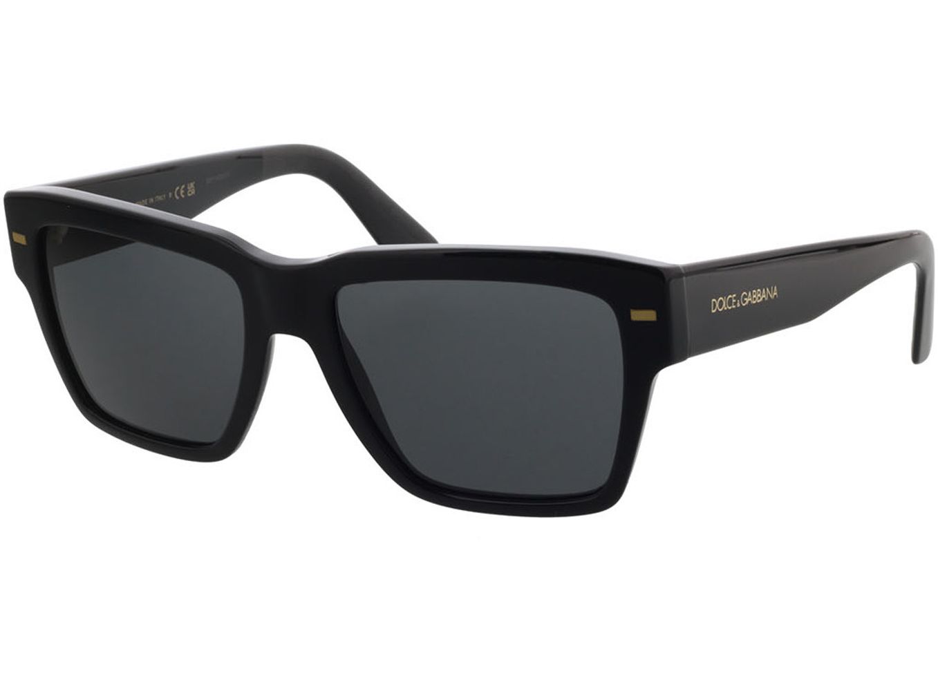 Dolce & Gabbana DG4431 501/87 55-18 Sonnenbrille mit Sehstärke erhältlich, Herren, Vollrand, Eckig