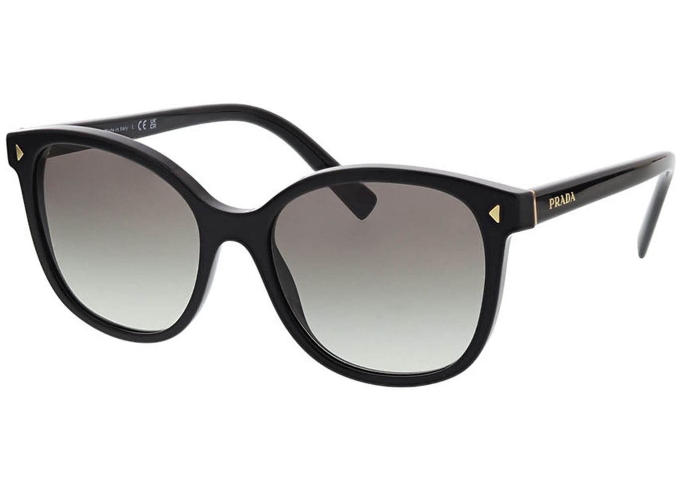 Prada PR 22ZS 1AB0A7 53-17 Sonnenbrille mit Sehstärke erhältlich, Damen, Vollrand, Eckig