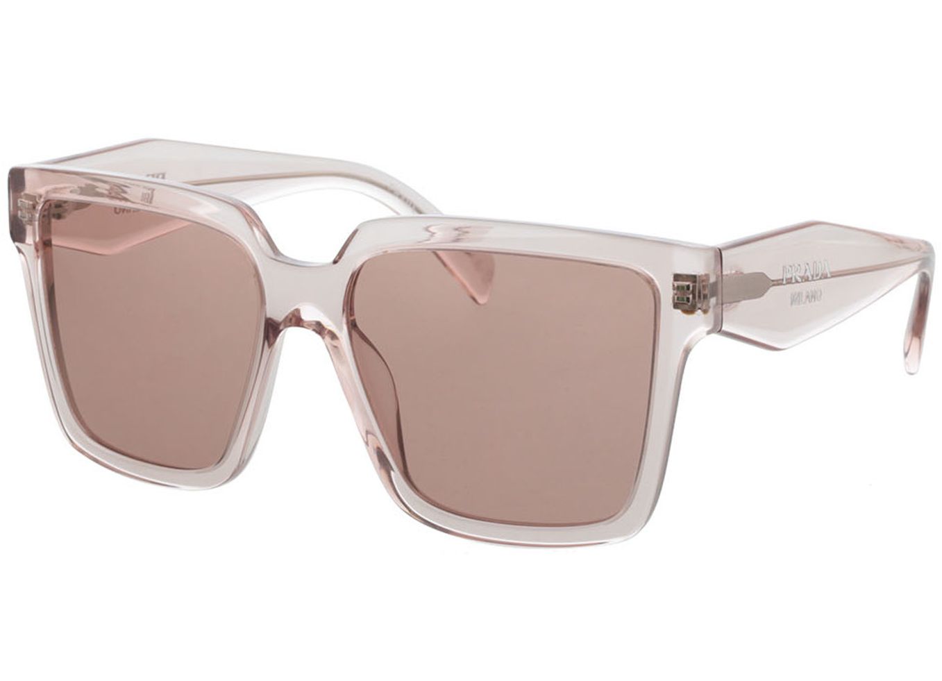 Prada PR 24ZS 13I08M 56-16 Sonnenbrille mit Sehstärke erhältlich, Damen, Vollrand, Eckig