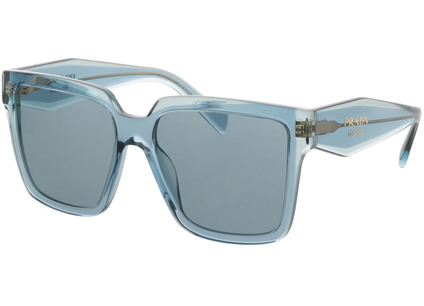 Prada PR 24ZS 15I02F 56-16 Sonnenbrille mit Sehstärke erhältlich, Damen, Vollrand, Eckig