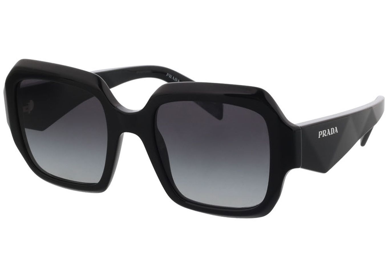 Prada PR 28ZS 16K90A 53-22 Sonnenbrille mit Sehstärke erhältlich, Damen, Vollrand, Eckig