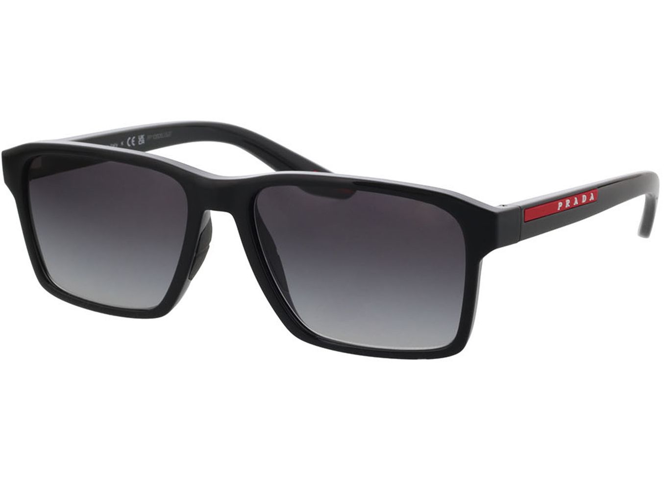 Prada Linea Rossa PS 05YS 1AB09U 58-17 Sonnenbrille mit Sehstärke erhältlich, Herren, Vollrand, Rechteckig