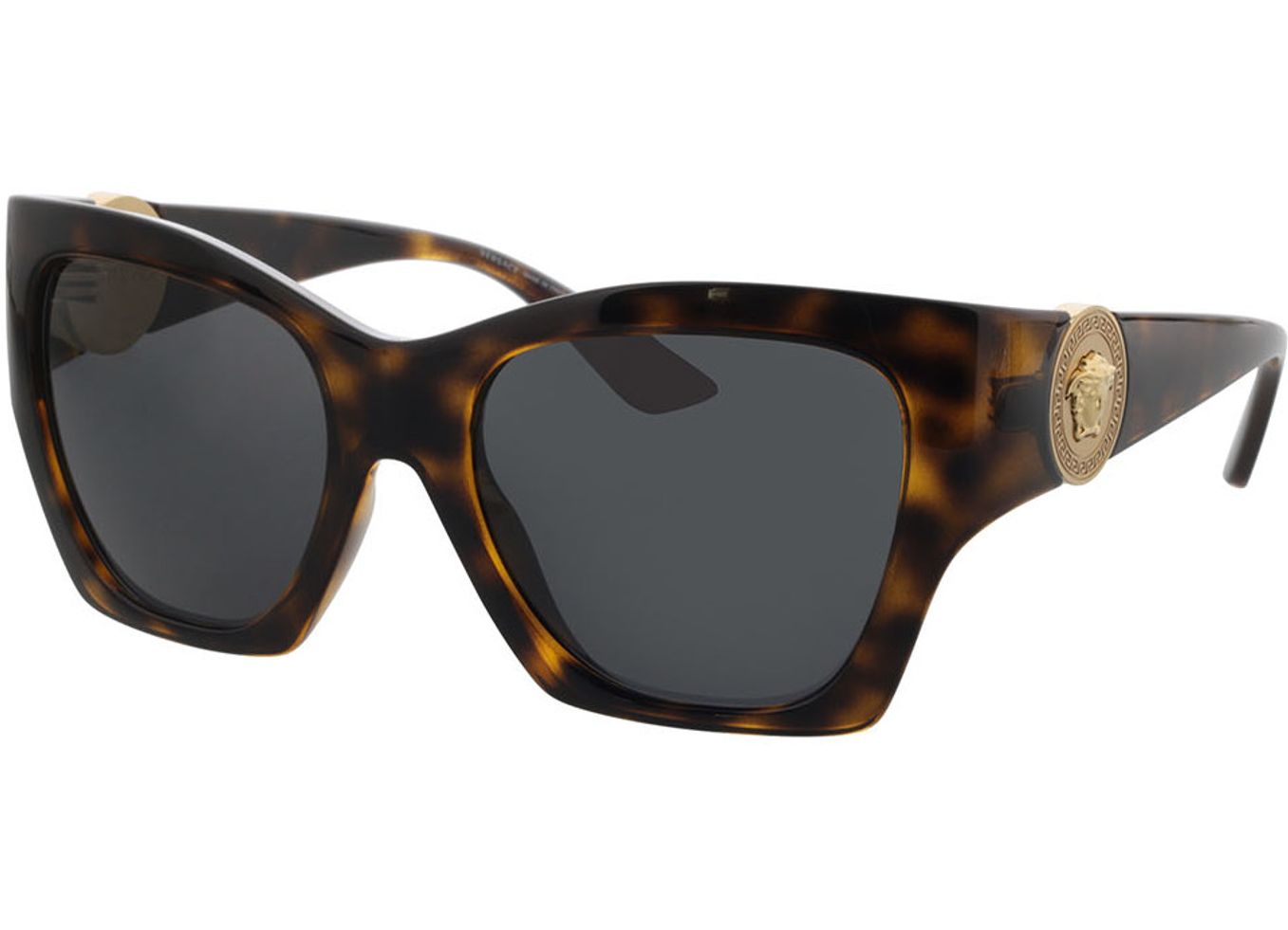 Versace VE4452 108/87 55-19 Sonnenbrille mit Sehstärke erhältlich, Damen, Vollrand, Eckig