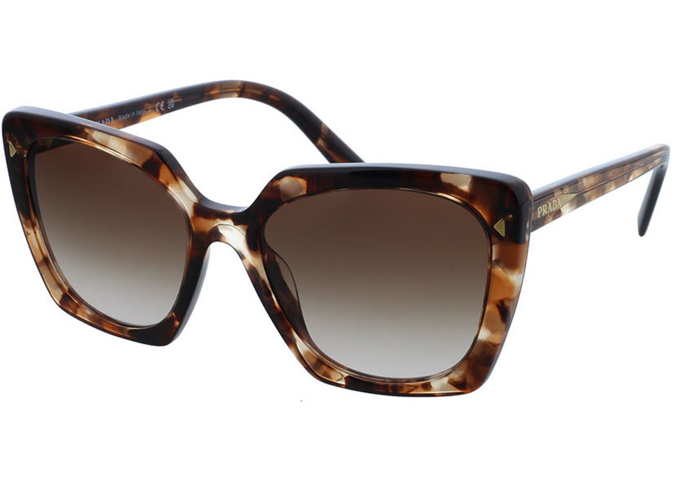 Prada PR 23ZS 07R0A6 54-18 Sonnenbrille mit Sehstärke erhältlich, Damen, Vollrand, Eckig