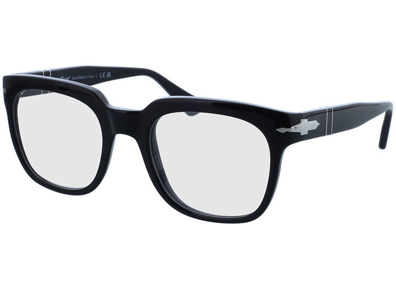 Persol PO3325V 95 52-21 Brillengestell inkl. Gläser, Damen/Herren, Vollrand, Eckig