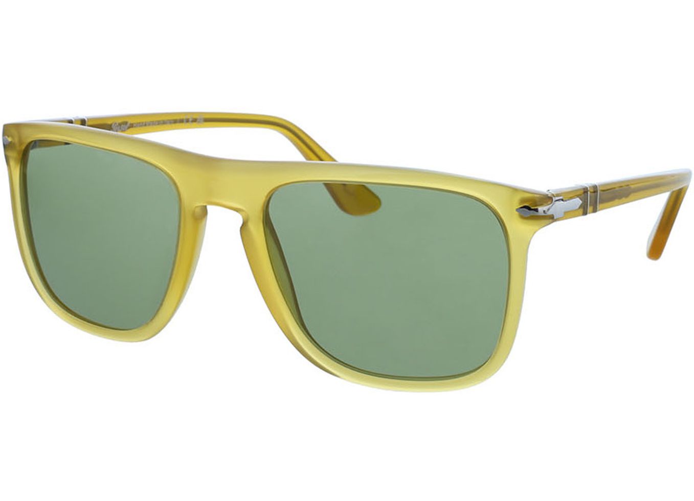 Persol PO3336S 204/4E 57-21 Sonnenbrille mit Sehstärke erhältlich, Damen/Herren, Vollrand, Pilot