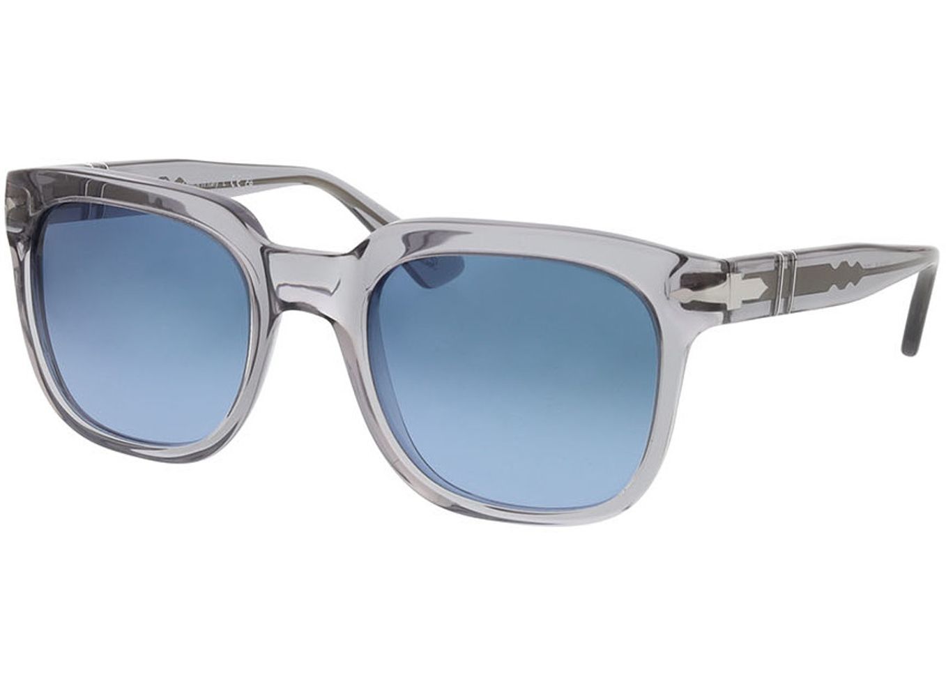 Persol PO3323S 309/Q8 53-22 Sonnenbrille mit Sehstärke erhältlich, Damen/Herren, Vollrand, Eckig