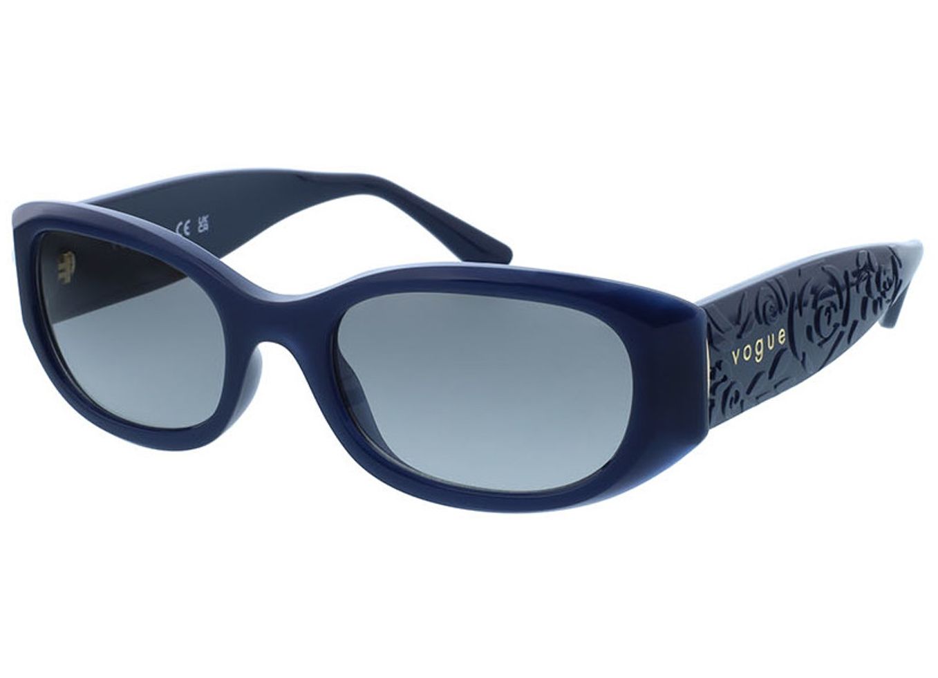 Vogue VO5525S 309511 52-19 Sonnenbrille mit Sehstärke erhältlich, Damen, Vollrand, Rechteckig