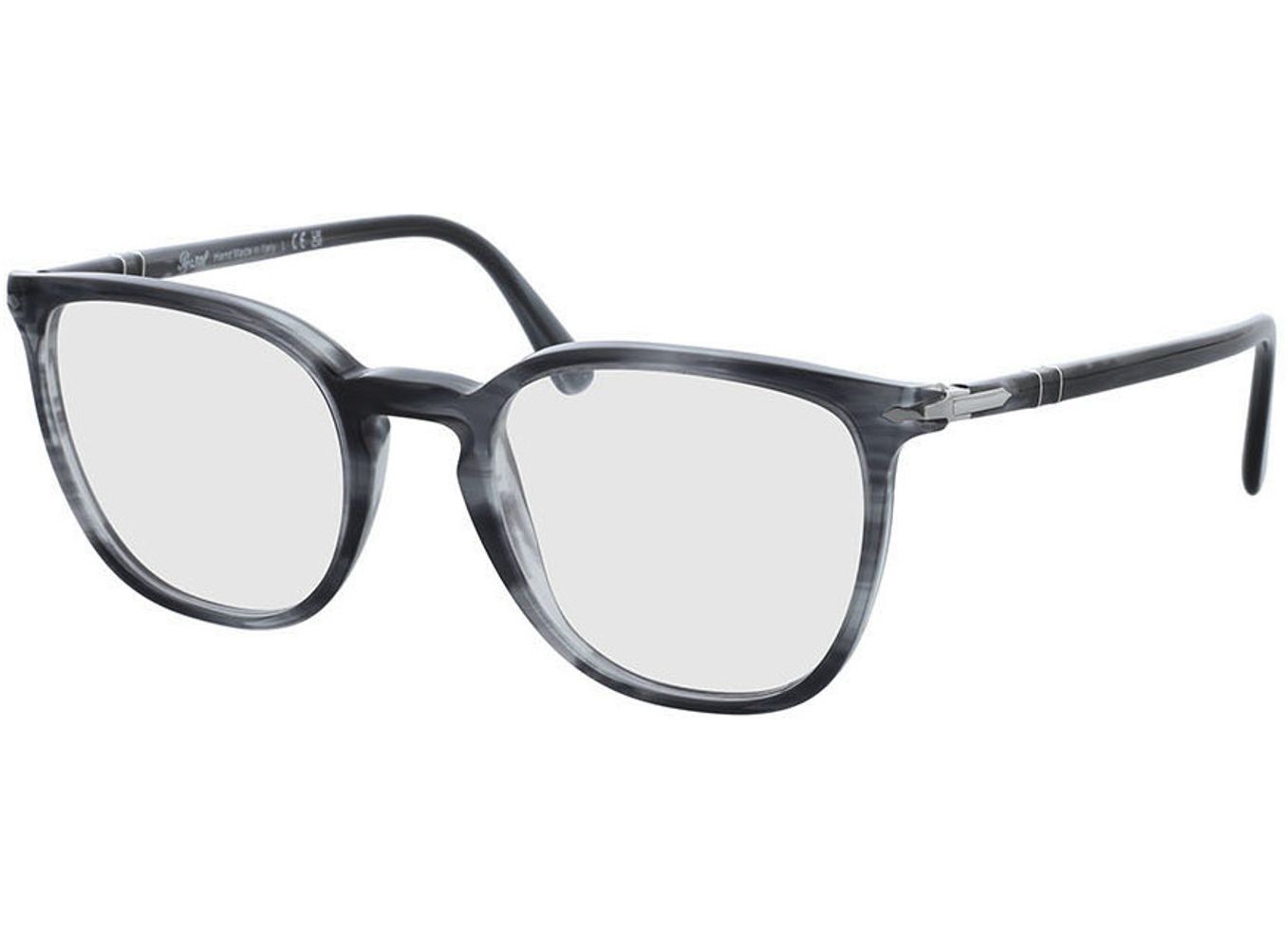 Persol PO3338V 1192 52-21 Brillengestell inkl. Gläser, Damen/Herren, Vollrand, panto