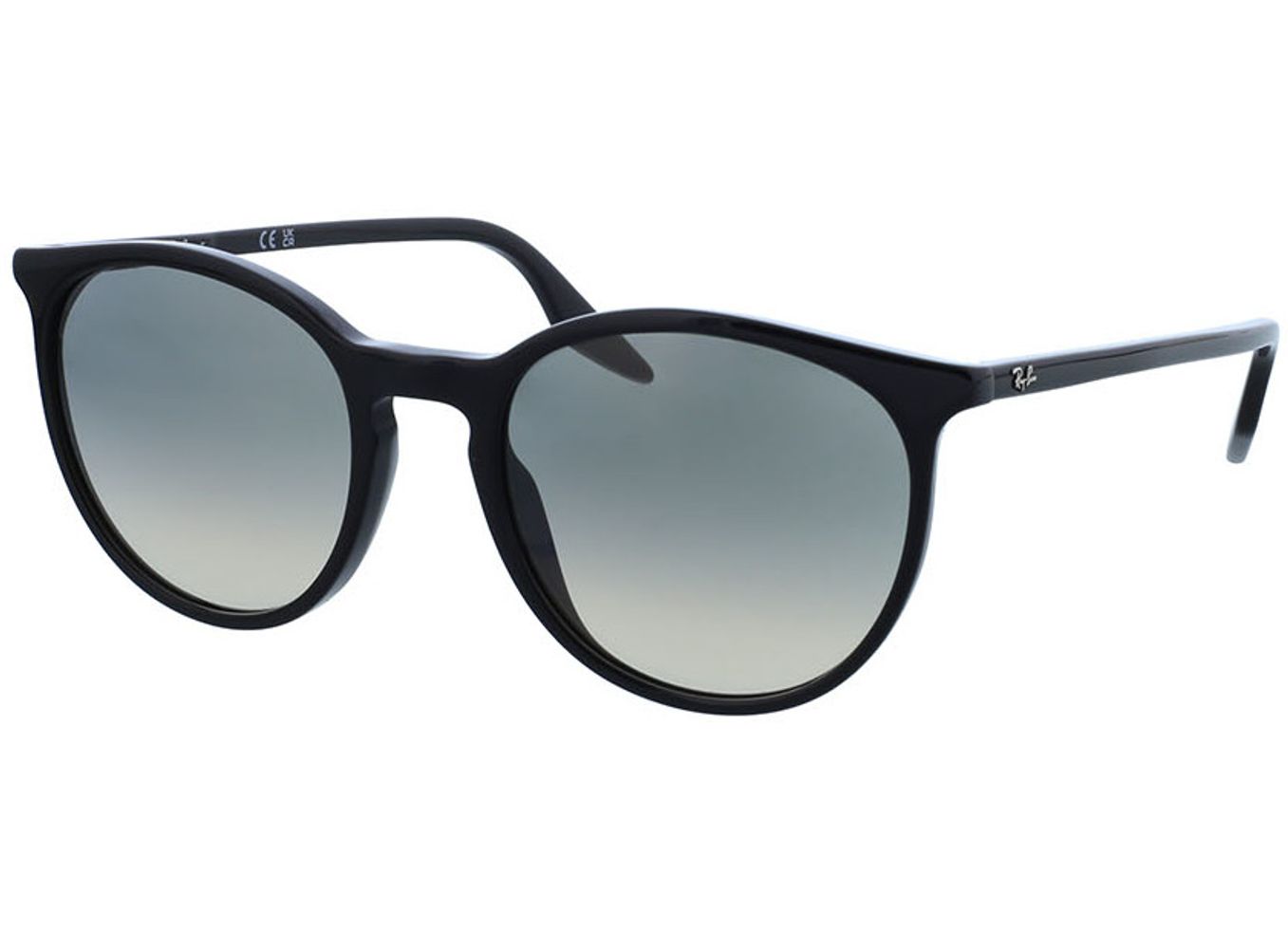 Ray-Ban RB2204 901/32 54-20 Sonnenbrille mit Sehstärke erhältlich, Damen/Herren, Vollrand, Rund