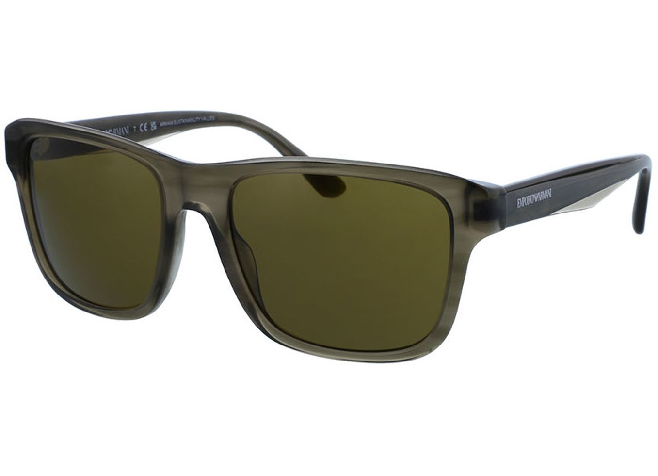 Emporio Armani EA4208 605573 56-18 Sonnenbrille mit Sehstärke erhältlich, Herren, Vollrand, Eckig