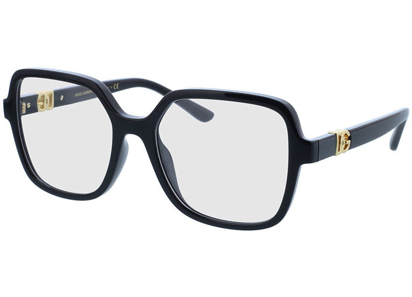 Dolce & Gabbana DG5105U 501 55-18 Brillengestell inkl. Gläser, Damen, Vollrand, Eckig