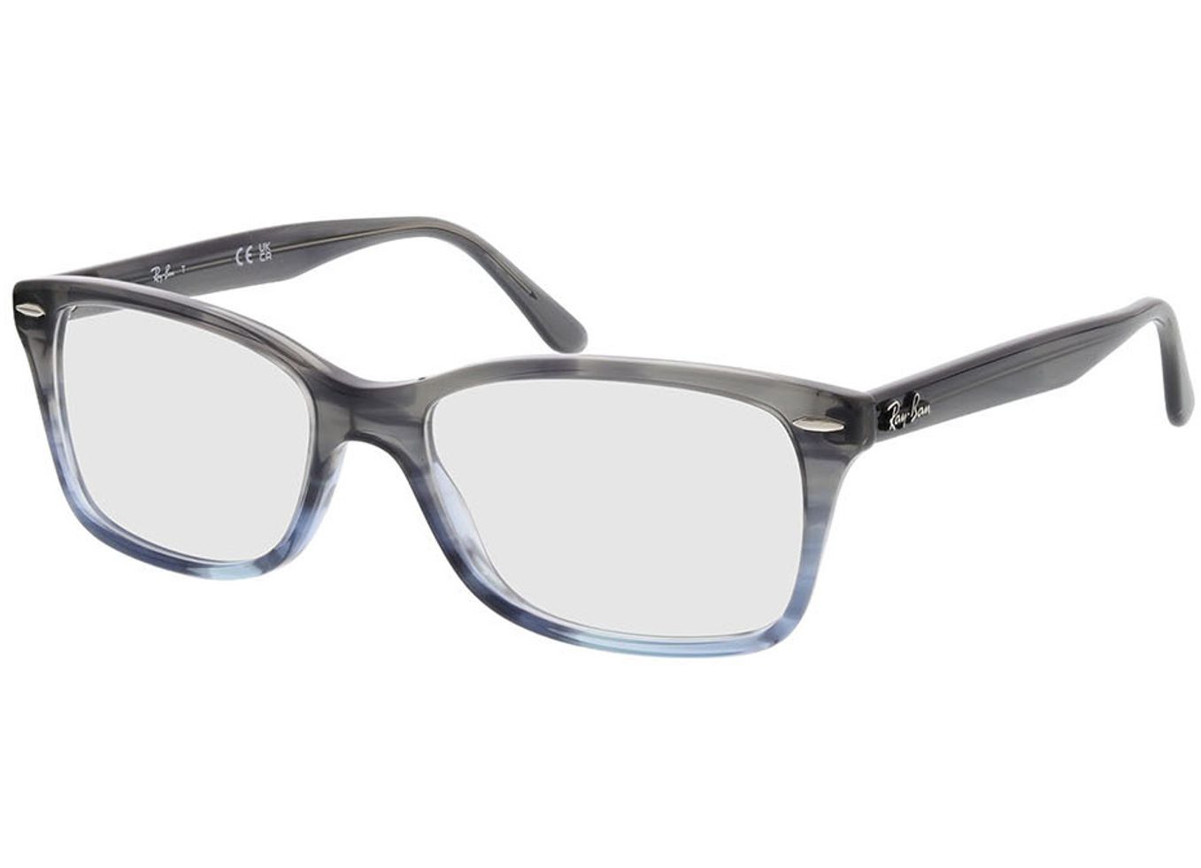 Ray-Ban RX5428 8254 55-17 Brillengestell inkl. Gläser, Damen/Herren, Vollrand, Eckig