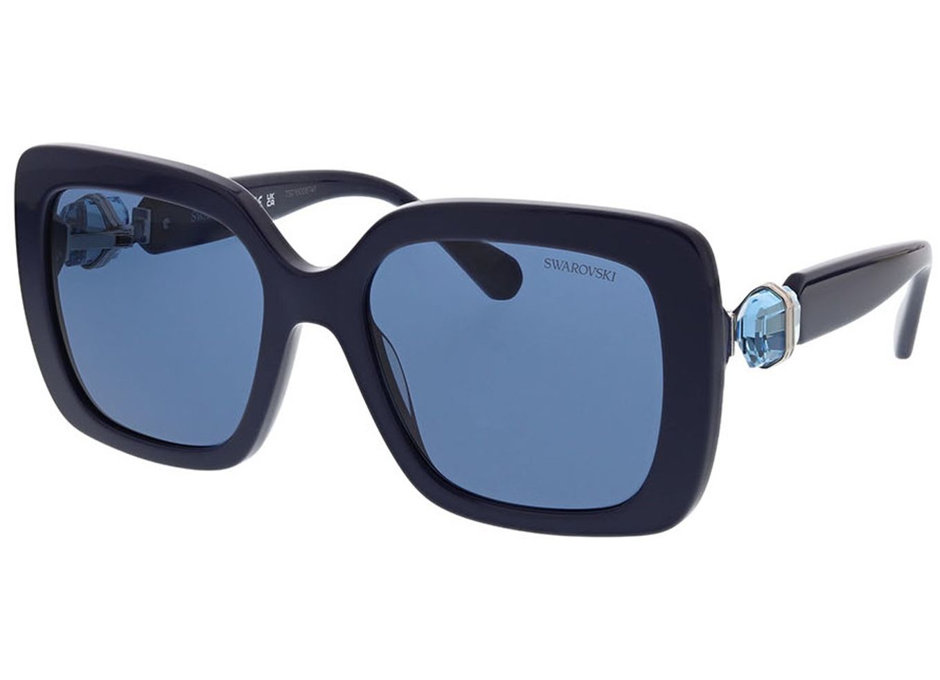 Swarovski SK6001 100455 55-19 Sonnenbrille mit Sehstärke erhältlich, Damen, Vollrand, Eckig