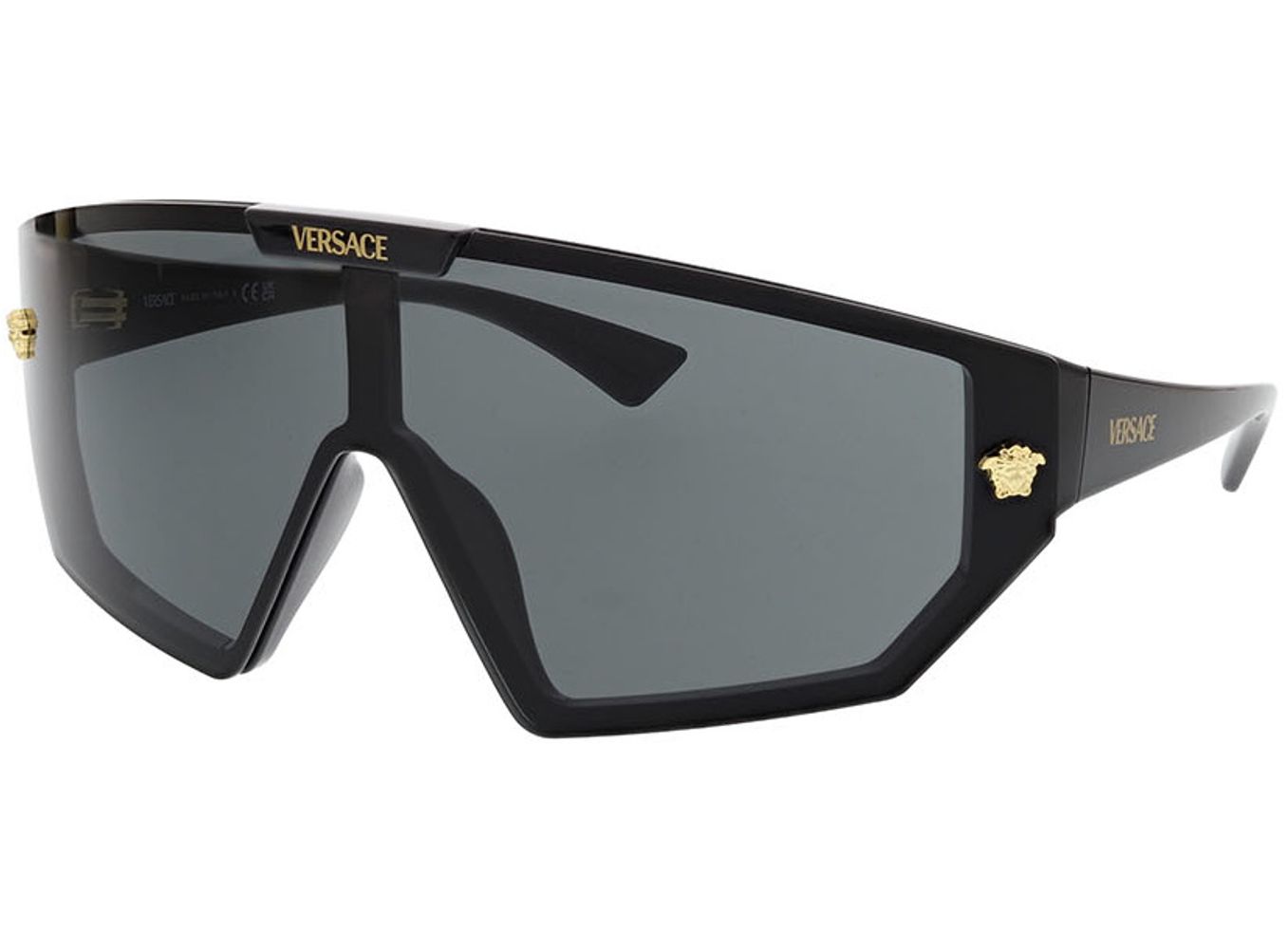 Versace VE4461 GB1/87 47-147 Sonnenbrille ohne Sehstärke, Damen/Herren, Vollrand, Mono