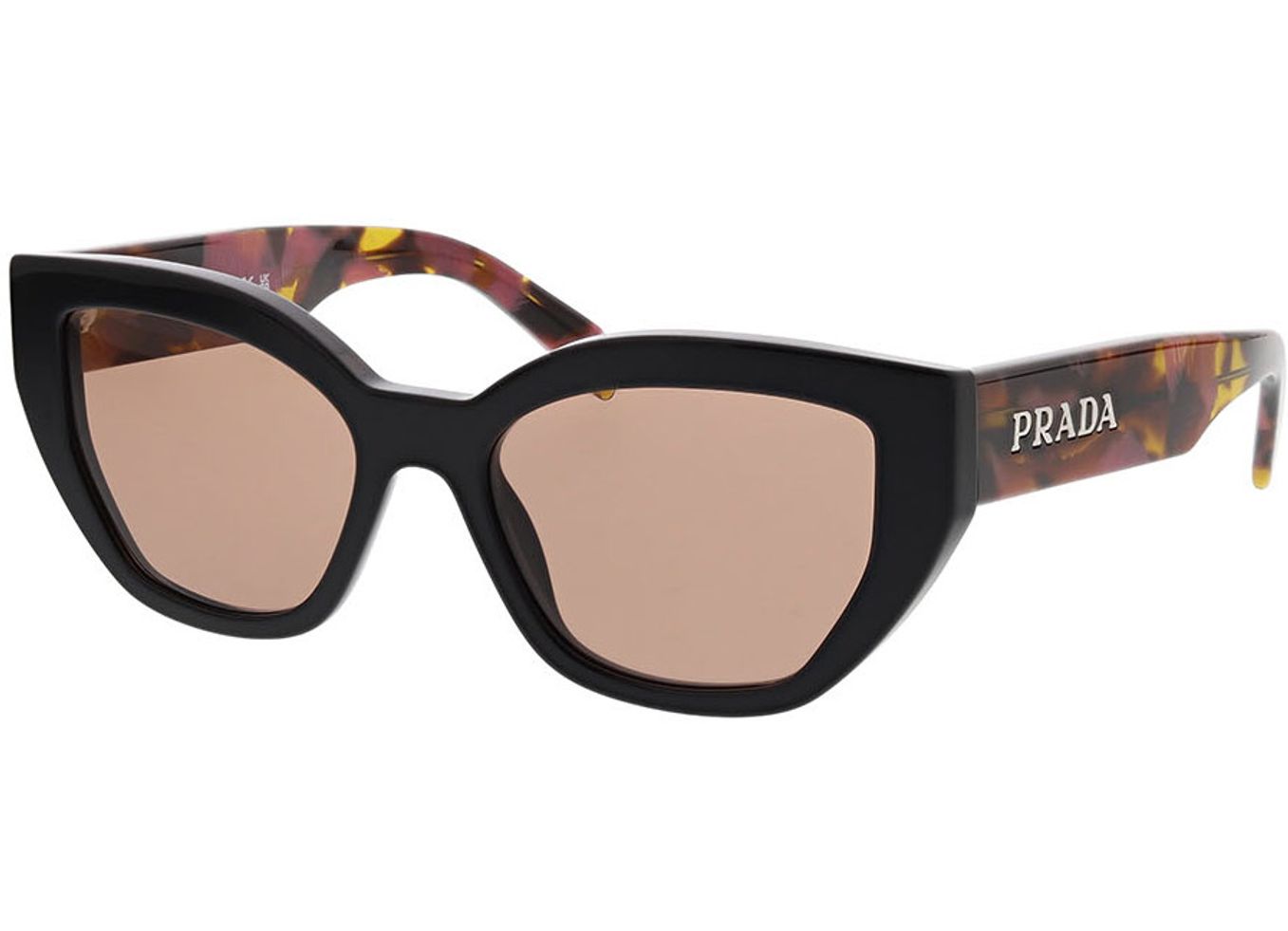 Prada PR A09S 12O10D 53-18 Sonnenbrille mit Sehstärke erhältlich, Damen, Vollrand, Cateye