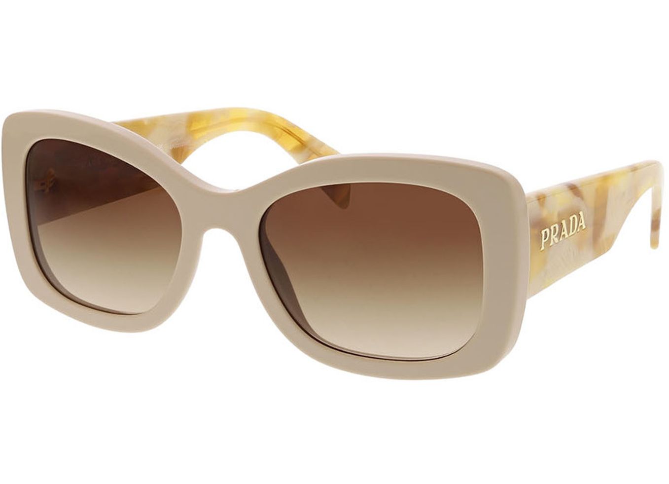 Prada PR A08S 11O6S1 56-20 Sonnenbrille mit Sehstärke erhältlich, Damen, Vollrand, Rund