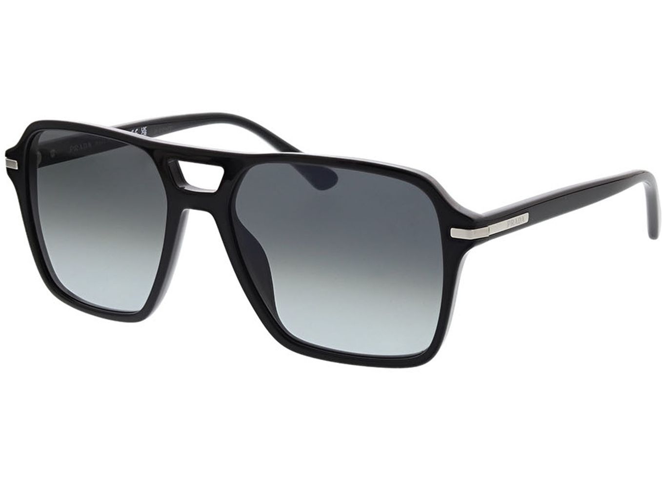 Prada PR 20YS 1AB06T 55-17 Sonnenbrille mit Sehstärke erhältlich, Herren, Vollrand, Pilot