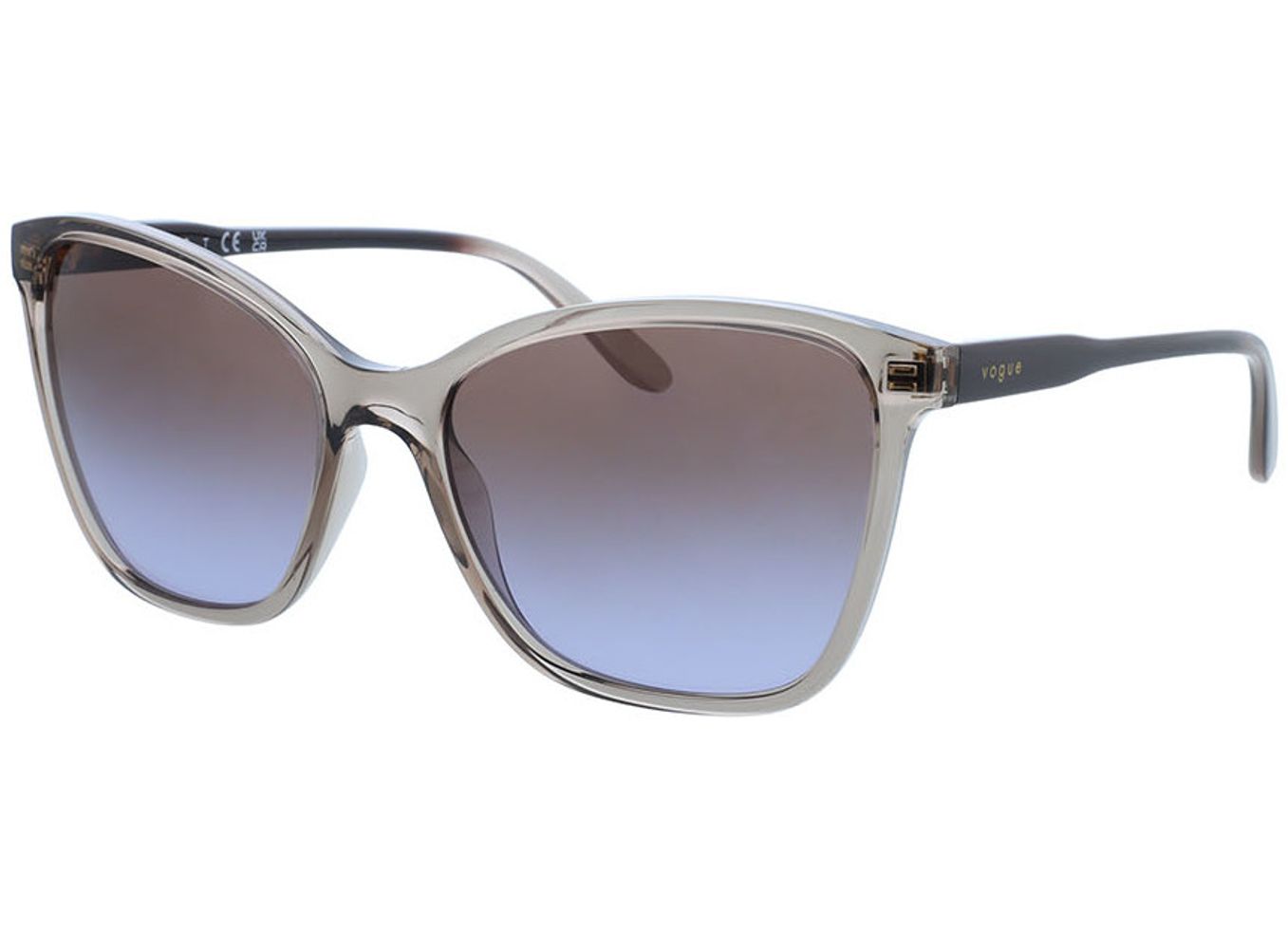 Vogue VO5520S 294068 56-17 Sonnenbrille mit Sehstärke erhältlich, Damen, Vollrand, Cateye