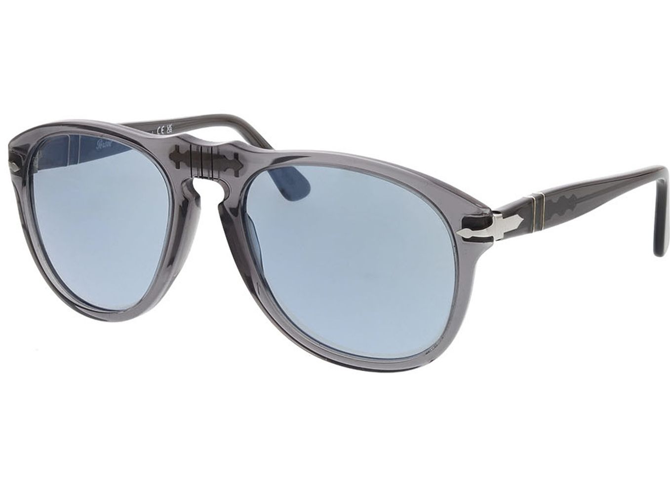 Persol PO0649 119656 56-20 Sonnenbrille mit Sehstärke erhältlich, Herren, Vollrand, Pilot